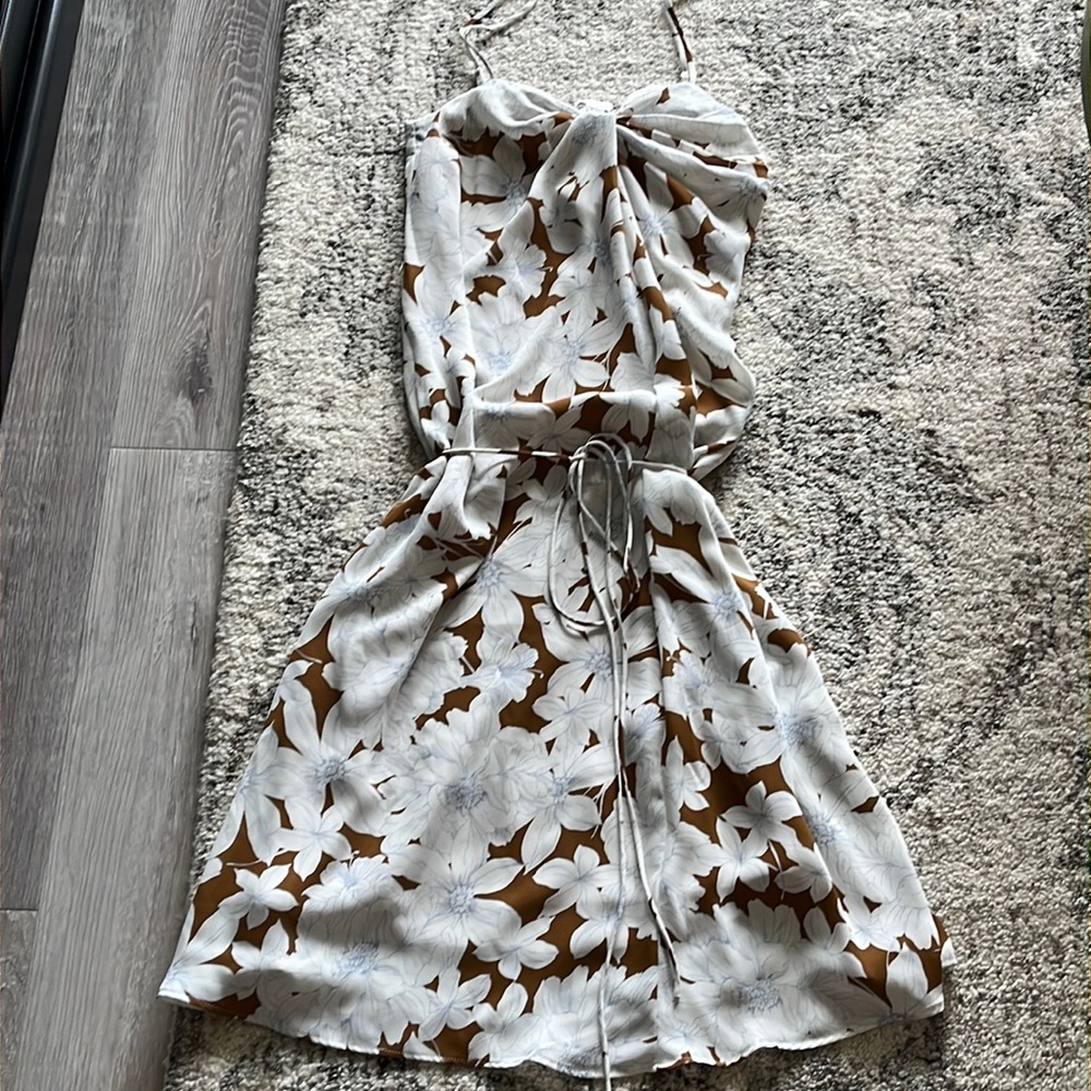 Vince Silk midi dress.